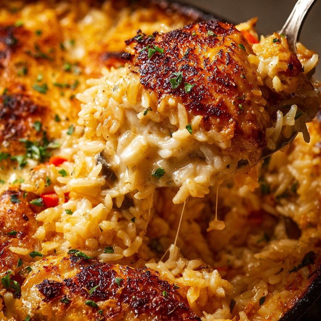 One-Pan Chicken and Rice Bake