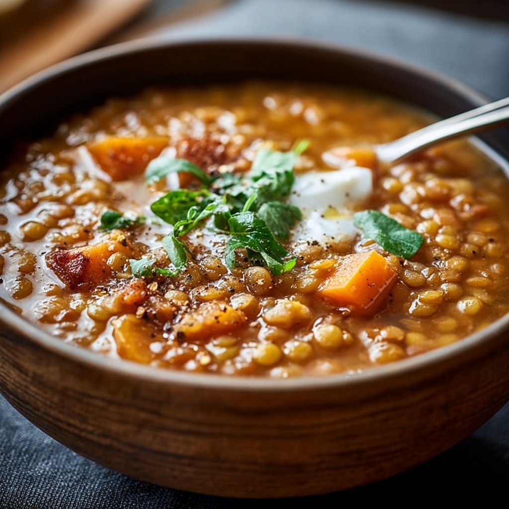 Slow Cooker Lentil Soup