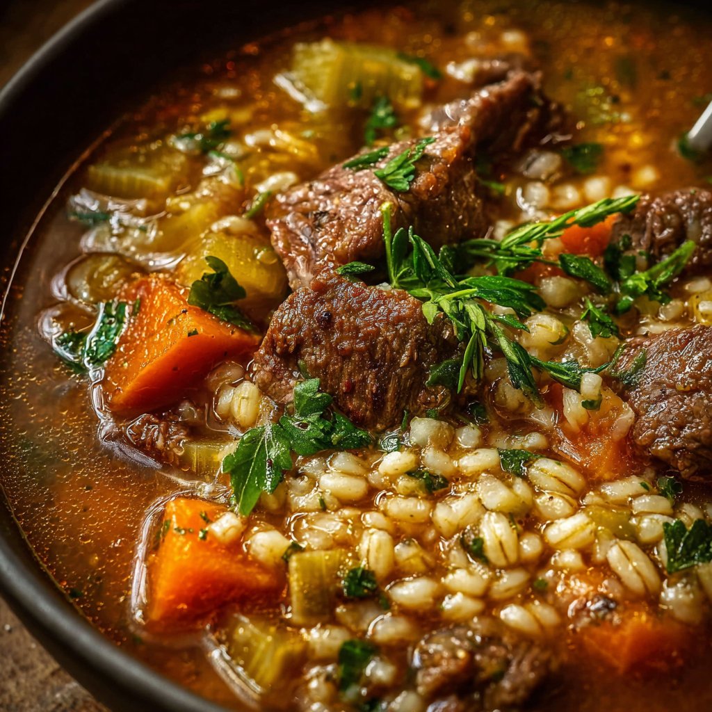 Hearty Beef and Barley Soup