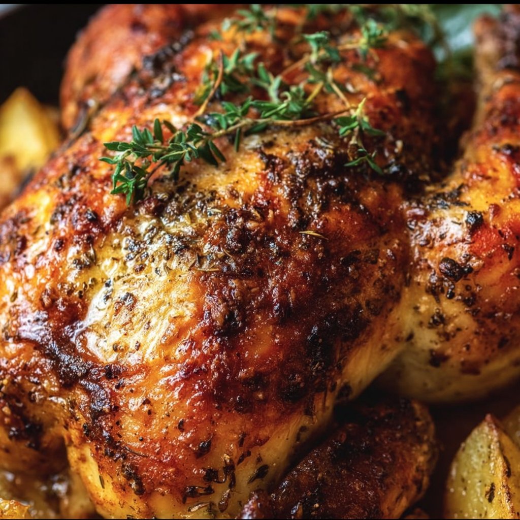 Roasted Whole Broiler Chicken