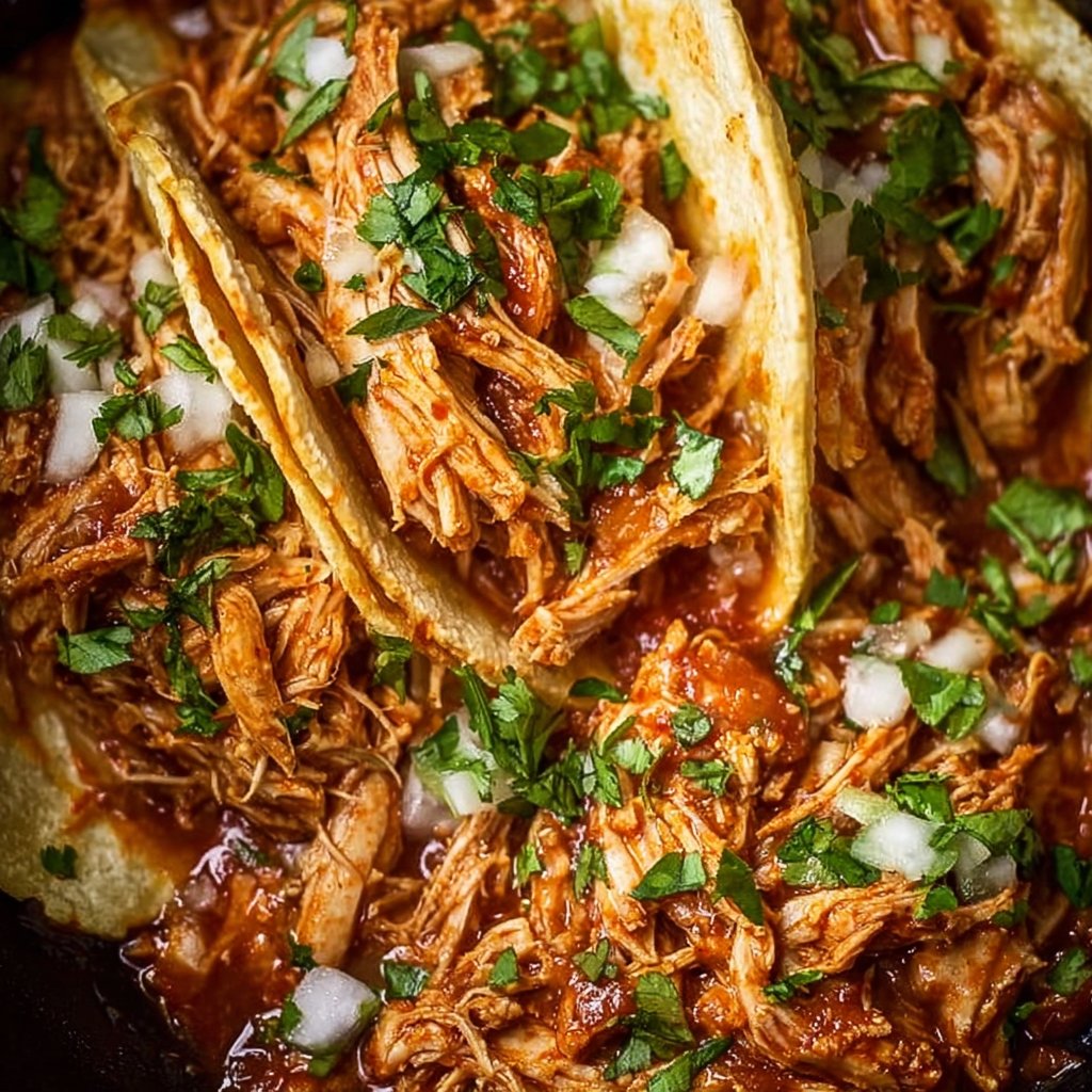 Easy Crockpot Chicken Tacos
