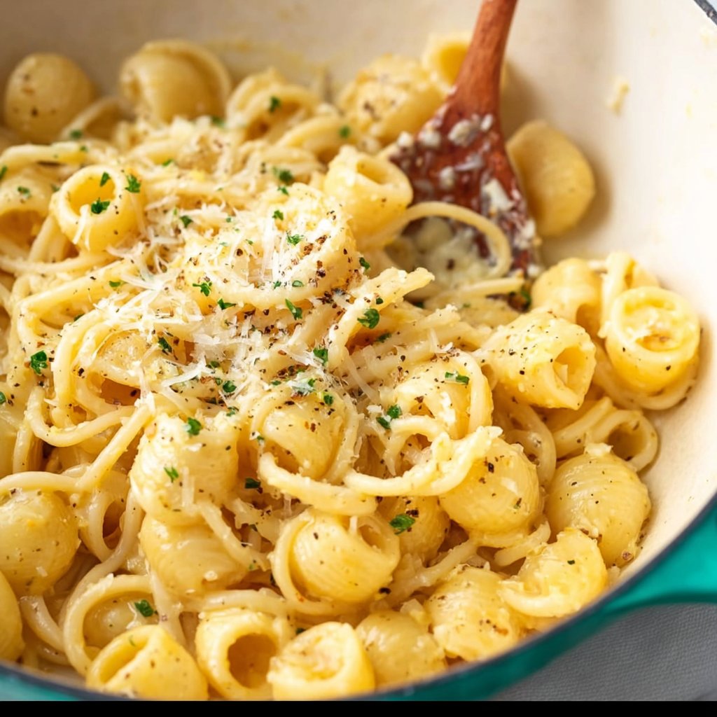 One Pot Garlic Butter Pasta